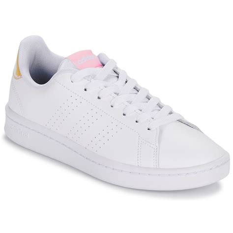 adidas sneaker low cf advantage weiß damen|White .